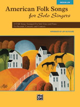 American Folk Songs for Solo Singers Vocal Solo & Collections sheet music cover Thumbnail